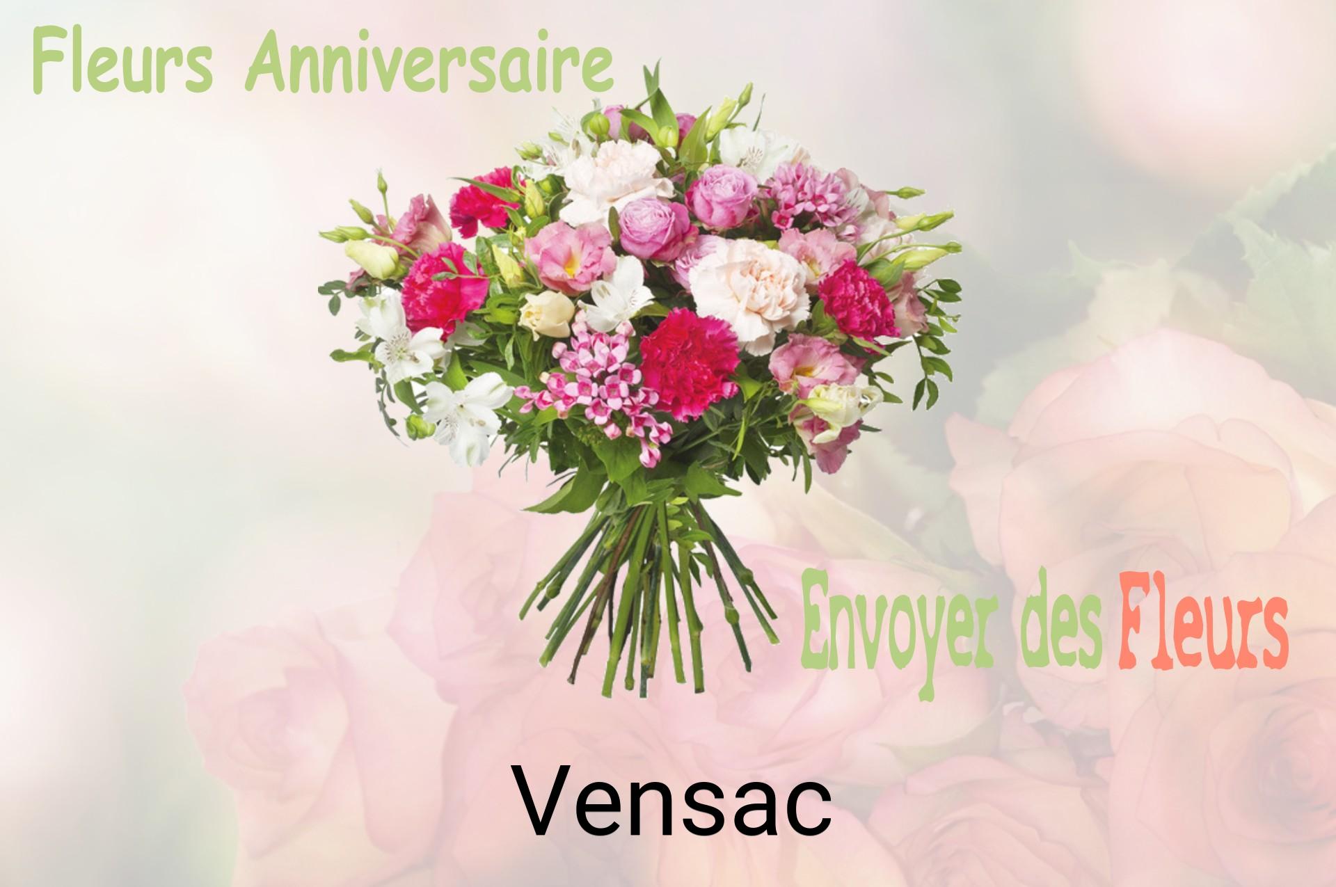Bouquet de fleurs d’anniversaire livré à Vensac