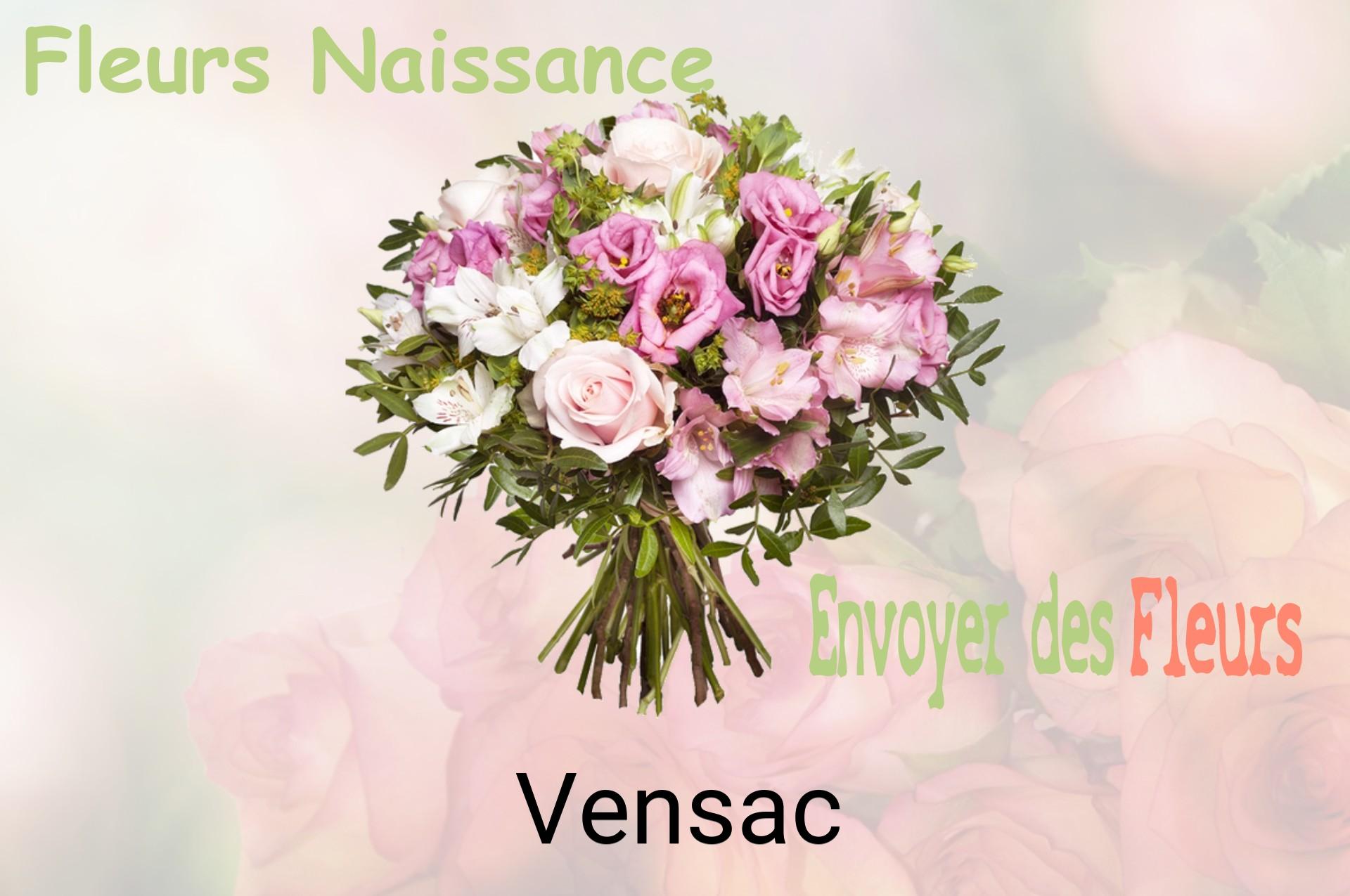Bouquet de fleurs de naissance livré à Vensac